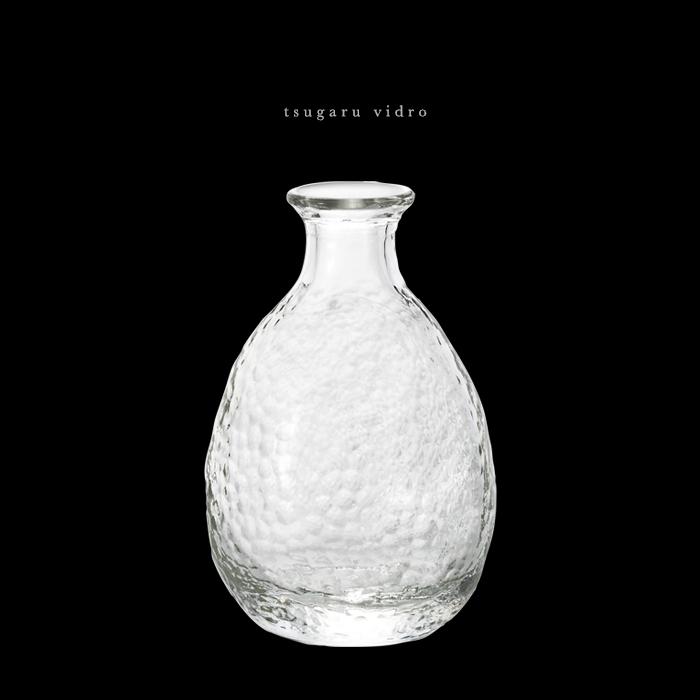 津軽びいどろ 徳利 190ml 耐熱ガラス レンジ対応 熱湯対応 日本製 1個