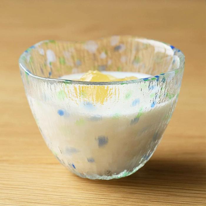 ADERIA アデリア たれ鉢 小鉢 6個入 庄内クラフト 花つづり クリスタル 