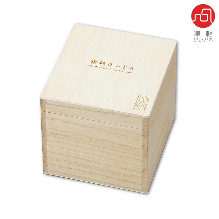 津軽びいどろ 爆買 盃 復刻 八甲田ザラメ雪 170ml 木箱入 日本製