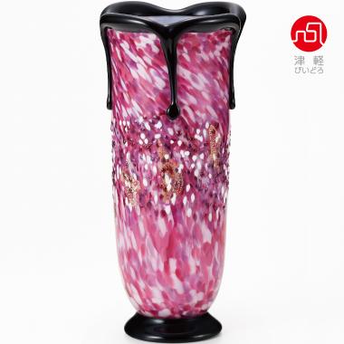 肌触りがいい アデリア 津軽びいどろ インテリア 花瓶 おしゃれ ガラス フラワーベース 花あかり 黒重ね花器 日本製 化粧箱入 ギフト プレゼント 贈り物 アデリア直営 Paypayモールストア 通販 Paypayモール New限定品 Puddlesandsun Co Uk