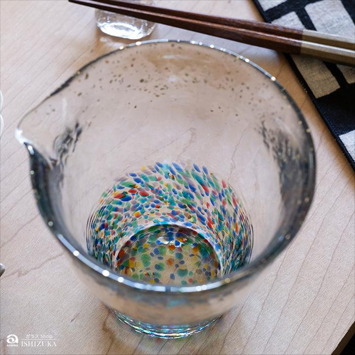 津軽びいどろ 徳利 片口 280ml MATSURI まつり金彩片口 金箔入 日本製