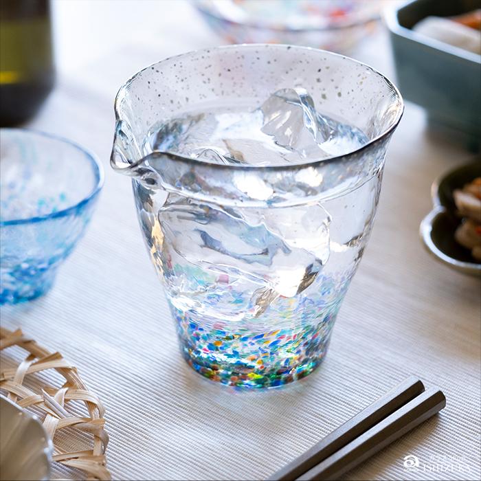 津軽びいどろ 徳利 片口 280ml MATSURI まつり金彩片口 金箔入 日本製