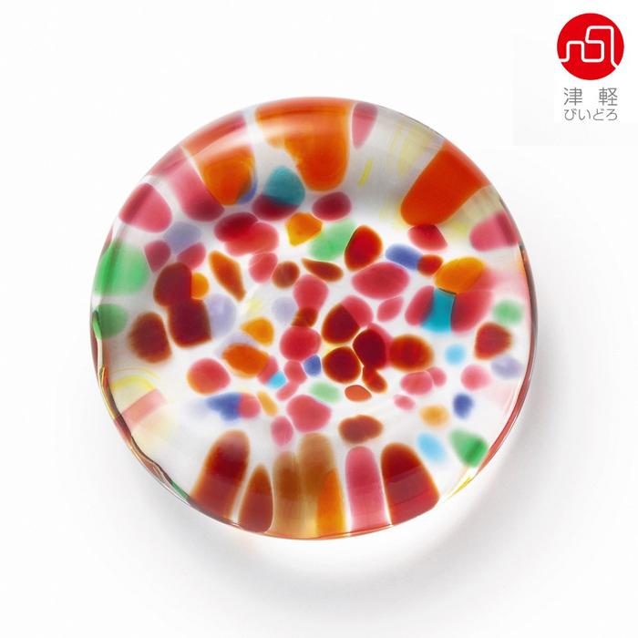 津軽びいどろ 箸 ペアセット 箸置き ガラス まつりはなび アデリア