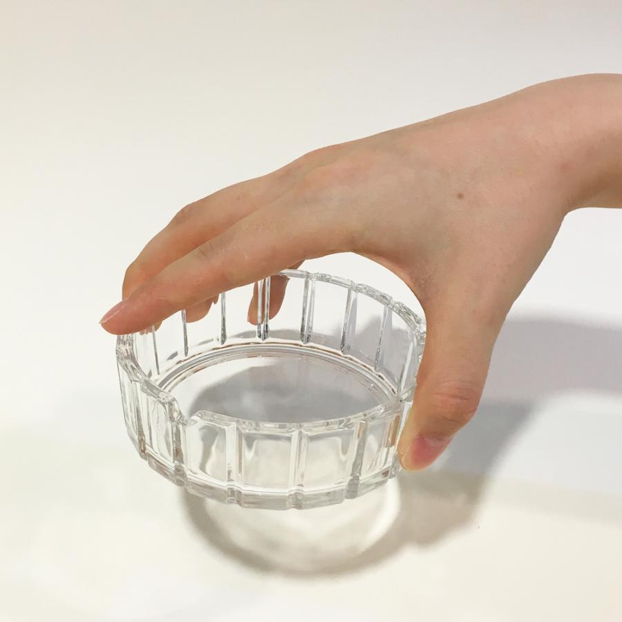 ガラス製灰皿　リリーフ灰皿　まとめ売り ADERIA リリーフ灰皿 6個入 ガラス ガラス灰皿 アッシュトレイ