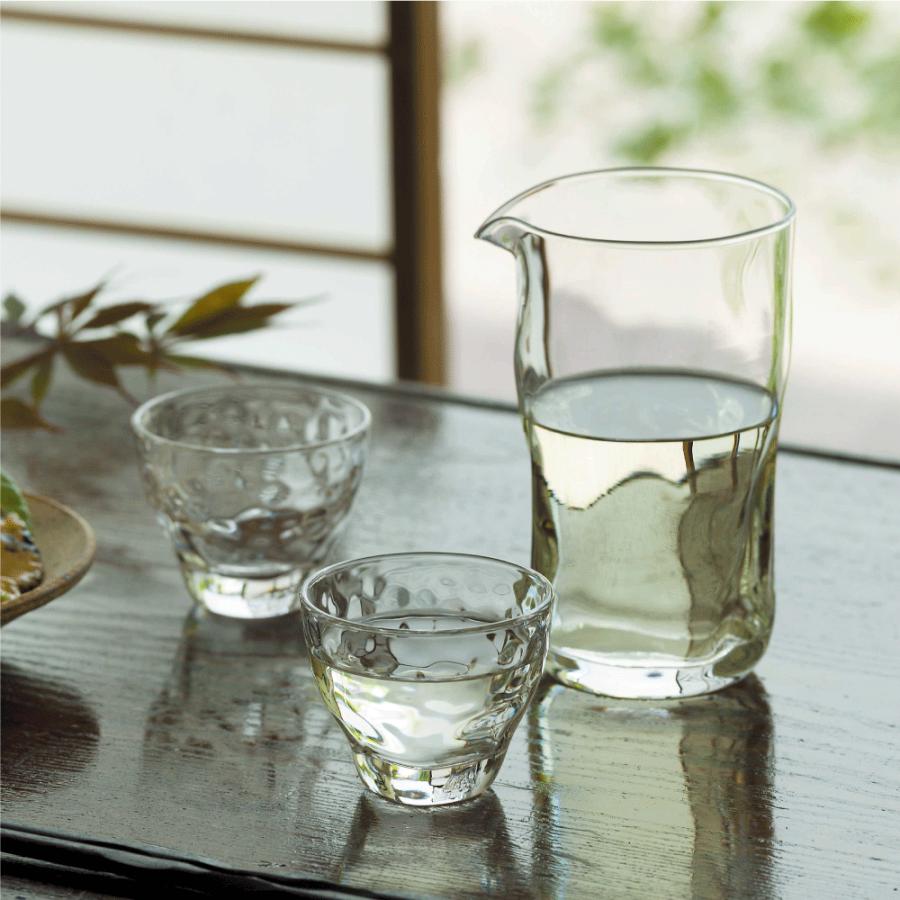ADERIA 槌目盃 6個入 日本酒 冷酒 グラス 盃 ぐい呑み ミニグラス