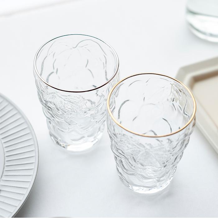 ADERIA グラス ペアセット おしゃれ ぶどうのグラス 260ml クリア