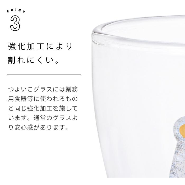 ADERIA つよいこグラス しろくまのパンツ S&Mセット tupera アデリア