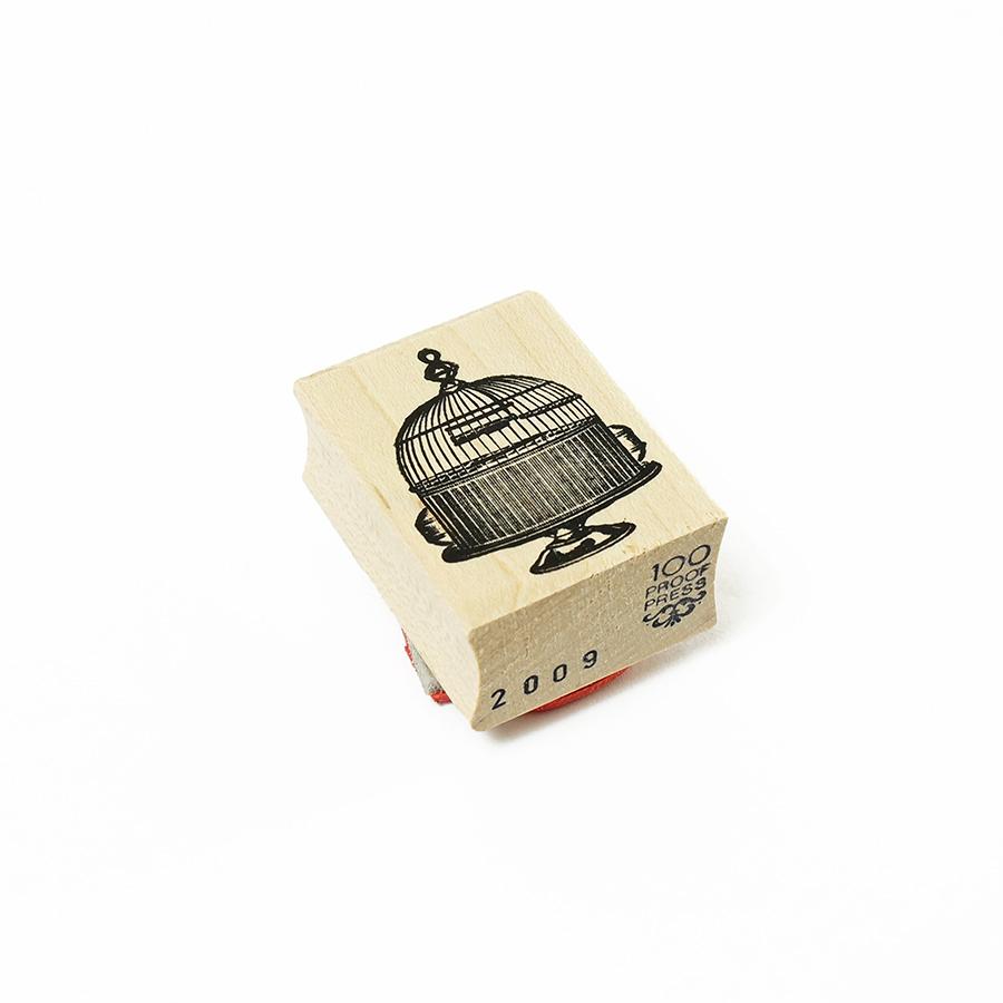 スタンプ 輸入 100Proof Press 鳥かご Small Antique Birdcge #2009 ラバースタンプ おしゃれ アンティーク ヨーロッパ |  | 02