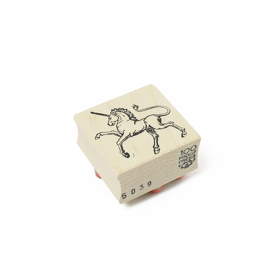 スタンプ 輸入 100Proof Press クレストユニコーン Crest Unicorn #5039 紋章 ラバースタンプ おしゃれ |  | 02
