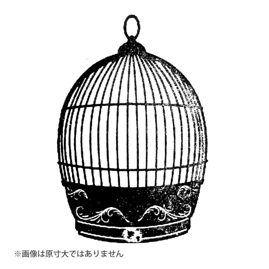 ラバースタンプ おしゃれ アンティーク クラシック はんこ クラフト 100プルーフプレス 100 Proof Press #6425 鳥かご Hanging Birdcage |  | 02