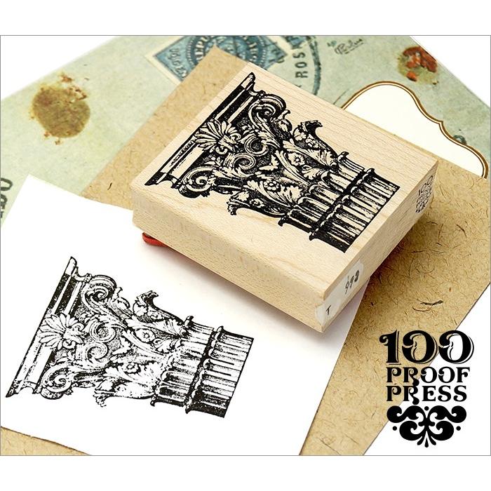 スタンプ 100 Proof Press #998 ギリシャ柱頭 Corinthian