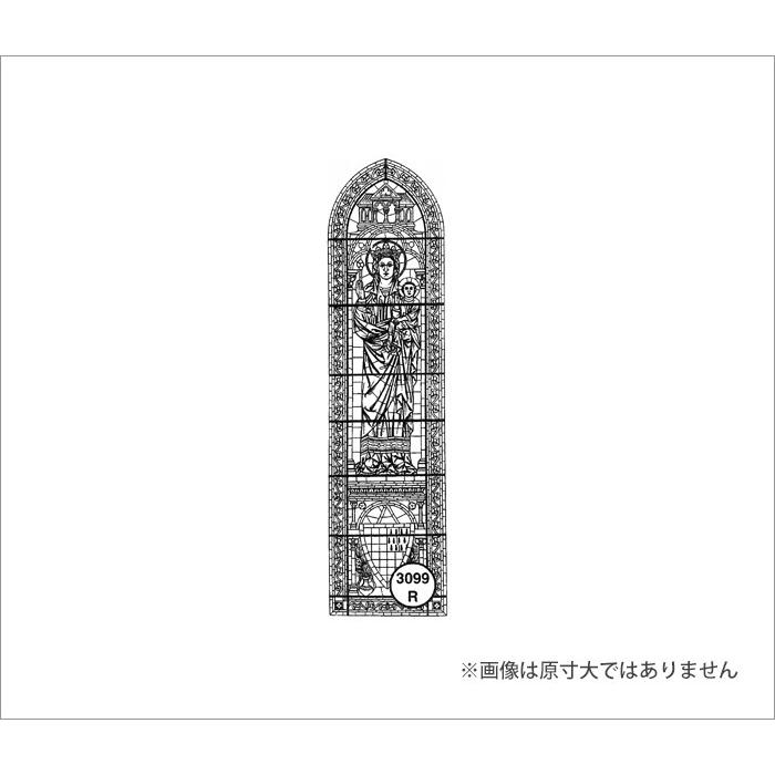 スタンプ 100 Proof Press #3099 ステンドグラス Virgin & Child Window スタンプ ヨーロッパ |  | 02