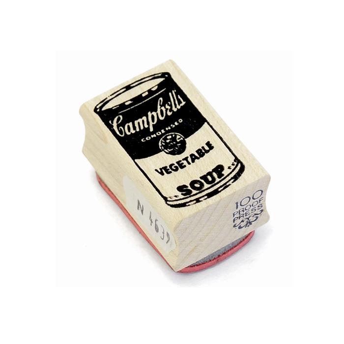 スタンプ 100 Proof Press  #4639 スープ缶 Soup Can スタンプ Campbell's Soup Can |  | 01