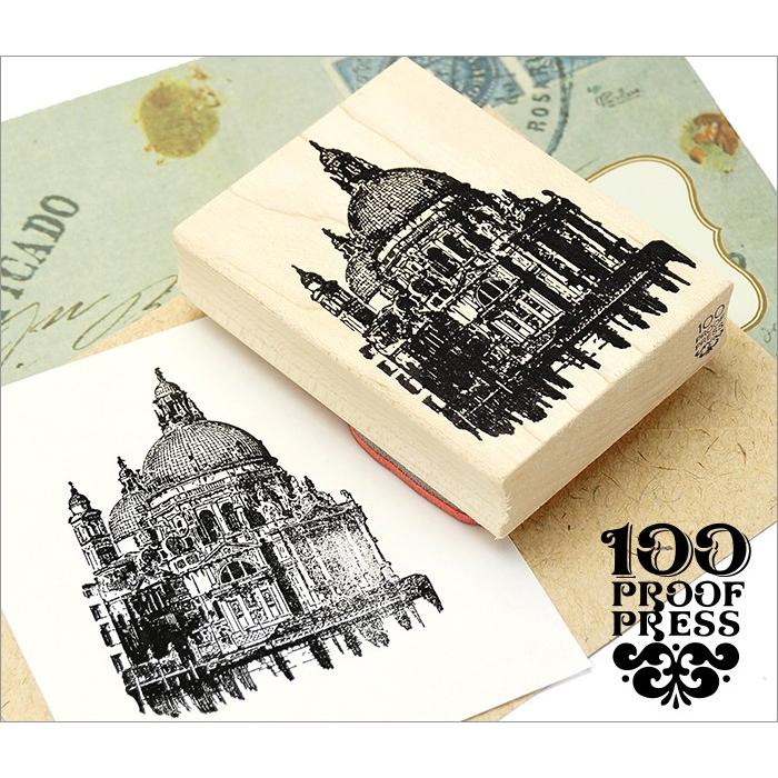 スタンプ 100 Proof Press  #5470 ベネチア教会 Venician Church スタンプ イタリア ヴェネチア | 