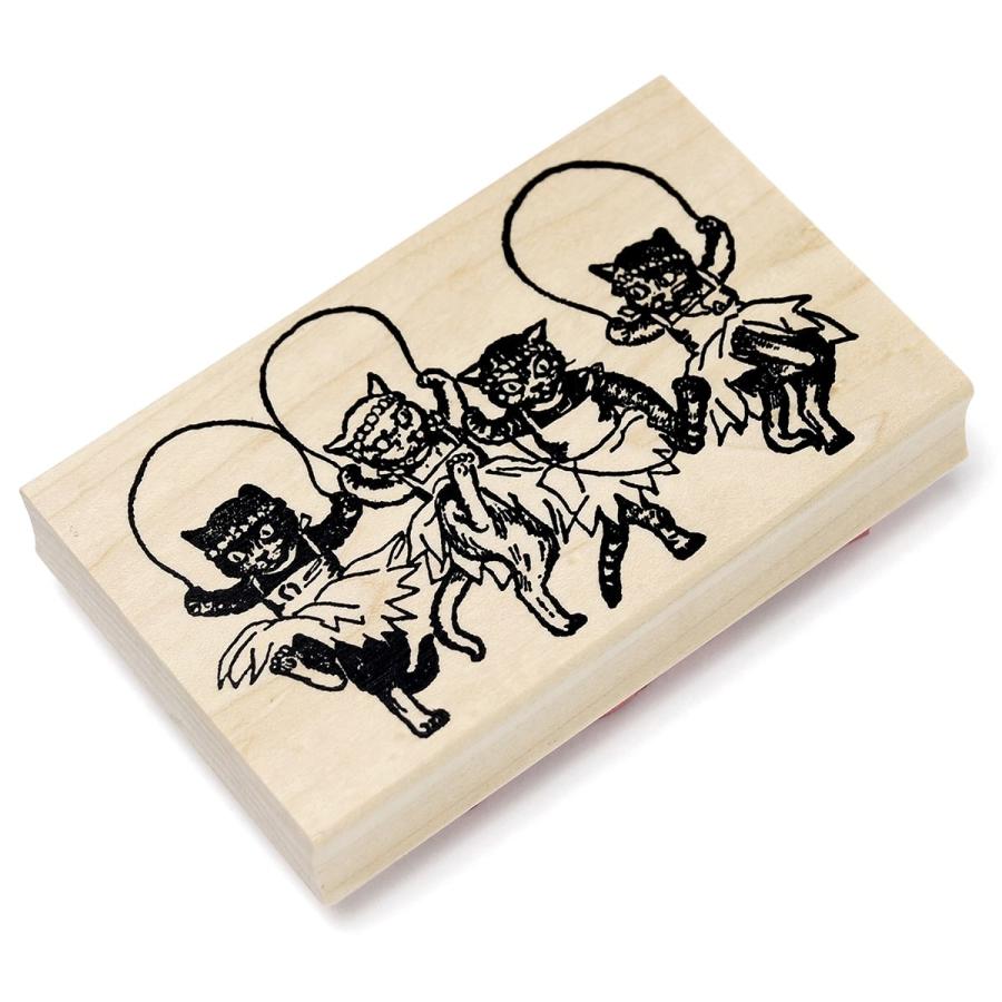 スタンプ 100 Proof Press #5317 Kitties Jumping スタンプ 子猫 |  | 01