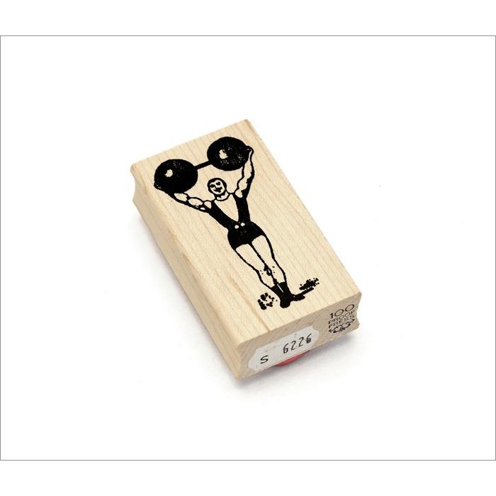 100 Proof Press #6226 ストロングマン Strong Man スタンプ ヴィンテージ |  | 01