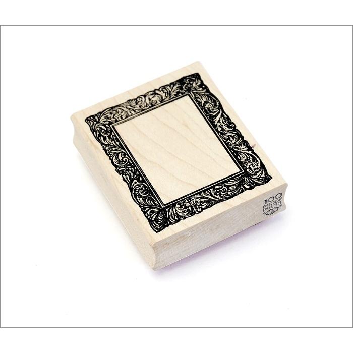 100 Proof Press #4057 額縁 Gilded Picture Frame, Small スタンプ アンティーク |  | 01
