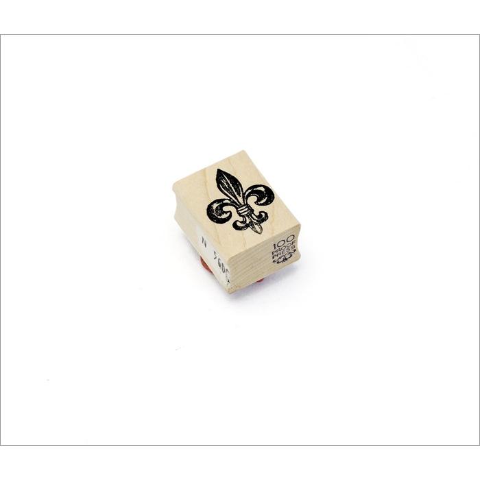 100 Proof Press #5609 フルールドリス Flue De Lure 3 スタンプ アンティーク |  | 01