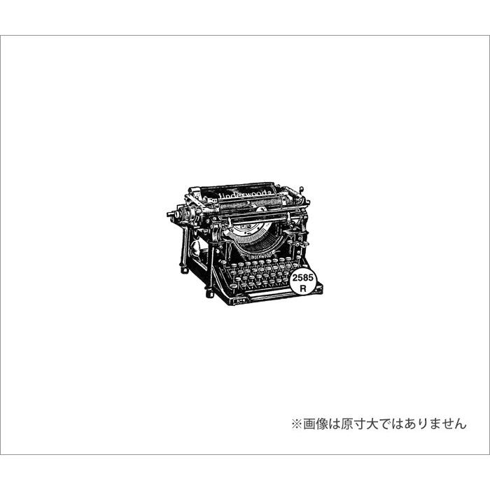 100 Proof Press #2585 タイプライター Underwood Typewriter スタンプ ヴィンテージ |  | 02