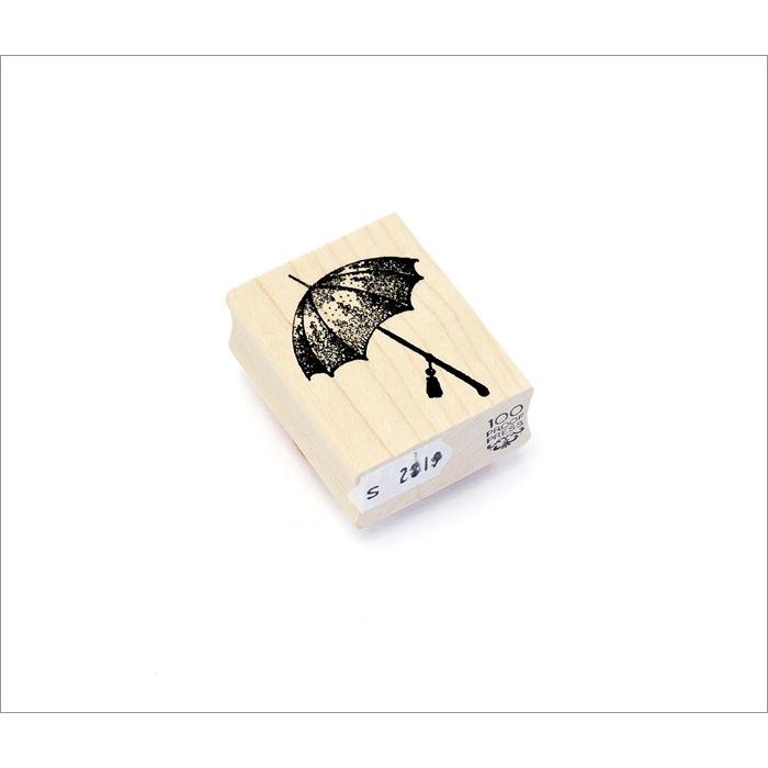 100 Proof Press #2819 傘 Fancy Umbrella スタンプ アンティーク |  | 01