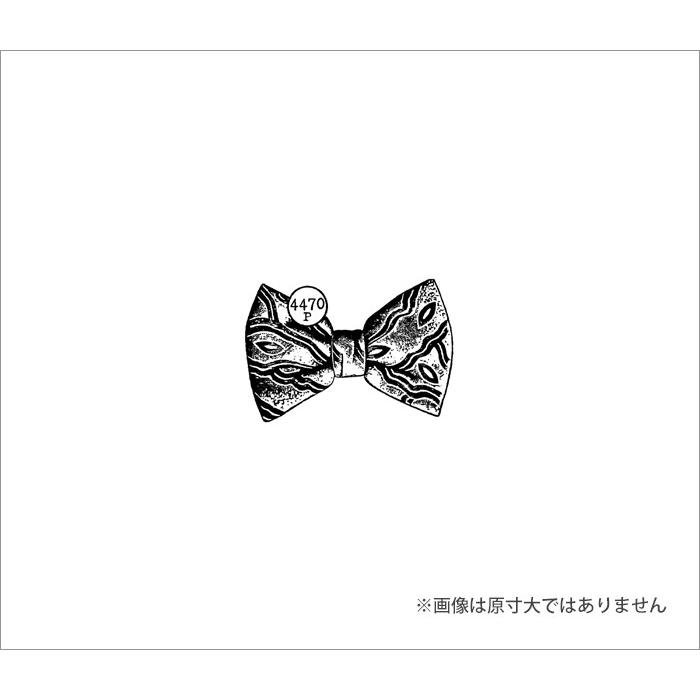 スタンプ 100 Proof Press #4470 蝶ネクタイ Bowtie ラバースタンプ アンティーク リボン |  | 02