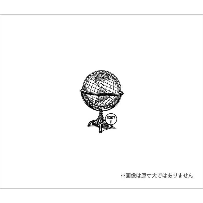 100 Proof Press #5307 地球儀 Globe スタンプ アンティーク |  | 02