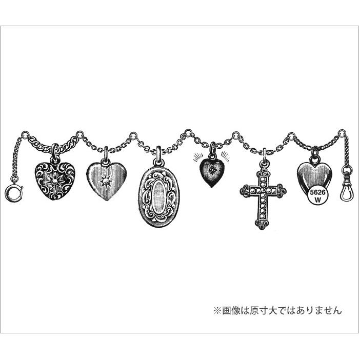 100 Proof Press #5626 クロスロケット Cross and Hearts Locket スタンプ アンティーク |  | 02