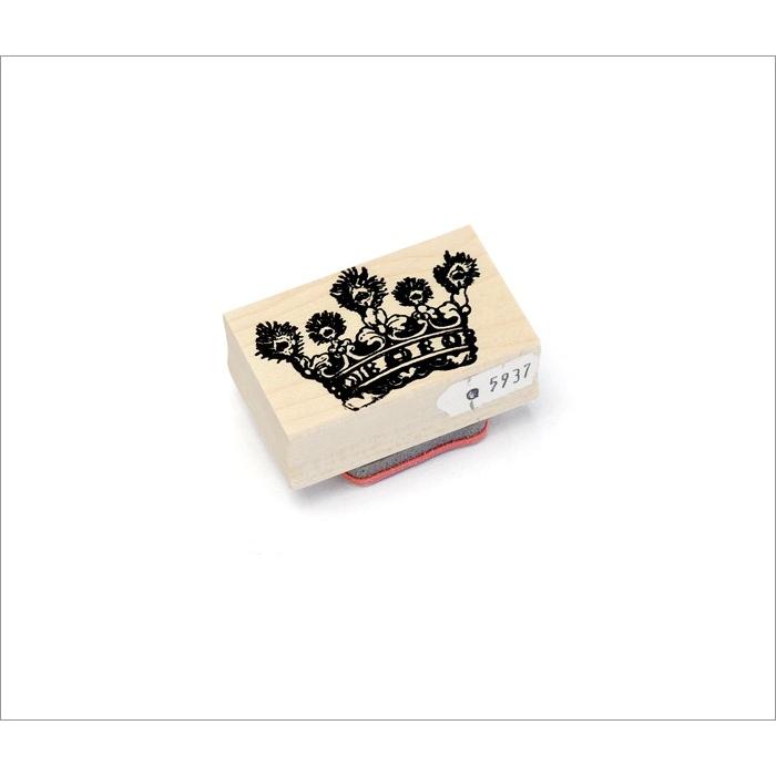 スタンプ クラウン 100 Proof Press #5937 王冠 Peacock Crown アンティーク はんこ |  | 01