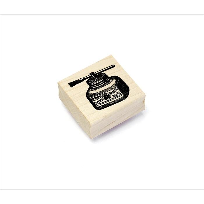 スタンプ 海外 100 Proof Press #6419 事務糊 Office Paste ラバースタンプ アンティーク |  | 01