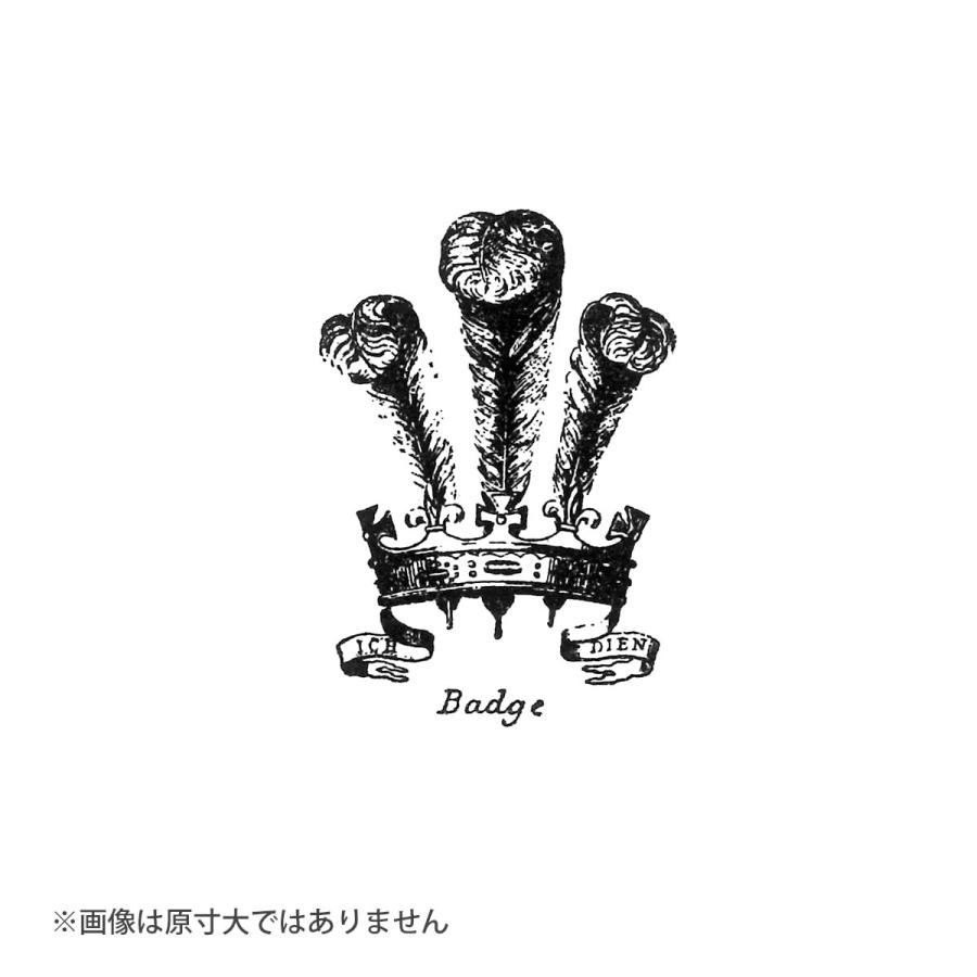 スタンプ 海外 クラウン 羽 100 Proof Press #6587 三本羽紋章 Badge Crown ラバースタンプ アンティーク |  | 02