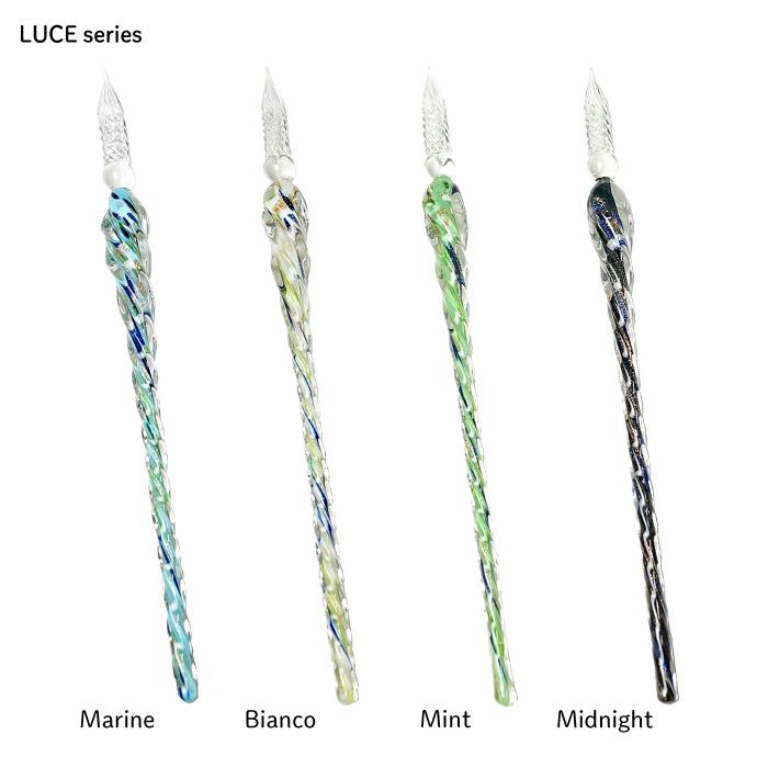 ガラスペン セット 【ガラスペン ペンレスト インク セット】Luceシリーズ adessoオリジナル企画 文具柄 ギフト プレゼント アデッソ |  | 02