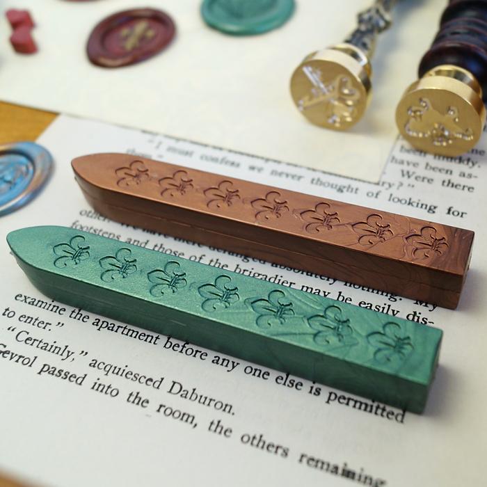 シーリングワックス スティック ＜ カフェ ＞ シーリングスタンプ用 3本セット ワックス 単品 【Prodused by adesso】 封蝋 |  | 04