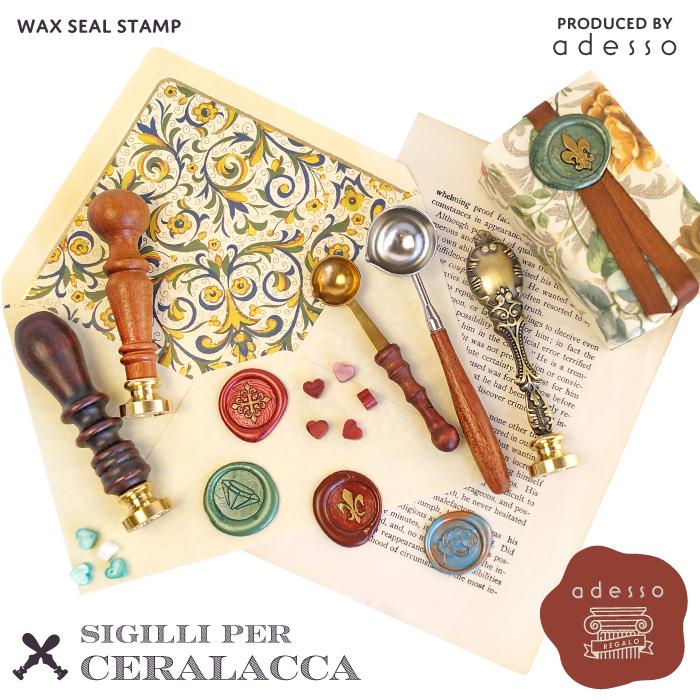 シーリングスタンプ ヘッド ＜ Grape ＞【adessoオリジナルデザイン】 交換用 シーリングワックス 封蝋 付け替え 葡萄 ブドウ ぶどう ワイン |  | 03