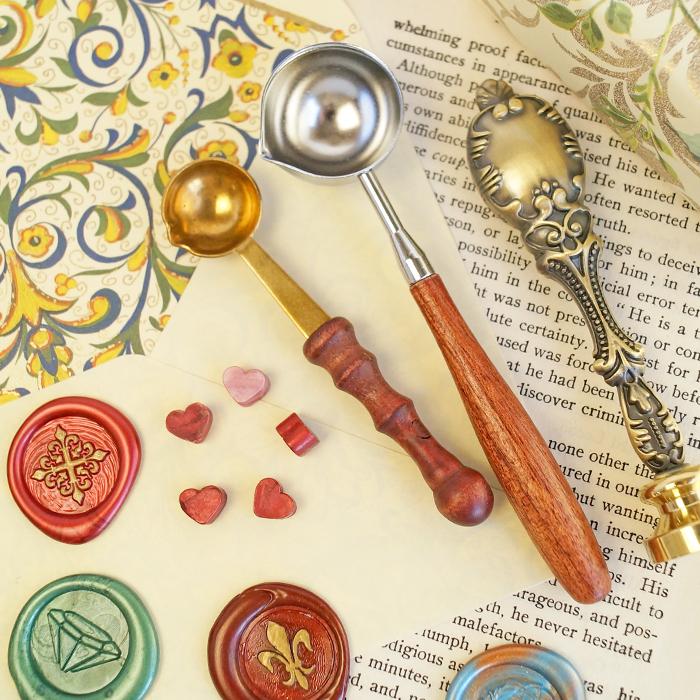 シーリングワックス  白 ＜ マットホワイト ＞ シーリングスタンプ ワックス 20g ハート型 ビーズ ピルタイプ 単品 【Prodused by adesso】 封蝋 |  | 04