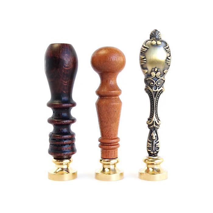 シーリングスタンプ ハンドル ＜ オーク ＞ 単品 【Prodused by adesso】 付け替え 封蝋 シーリングワックス |  | 03