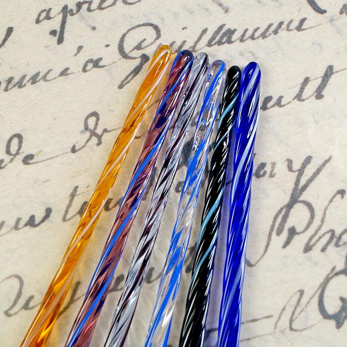 ガラスペン イタリア製 Bortoletti Murano Glass + Ink Set32 インク付 ボルトレッティ ムラーノガラス ギフト プレゼント おしゃれ |  | 08