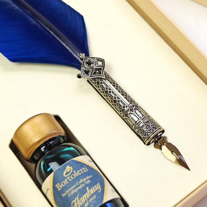 羽根ペン インクセット Bortoletti Ca doro カ・ドーロ SET83 イタリア製 ベネチア カリグラフィー 羽ペン 筆記具 ボルトレッティ ギフト |  | 11