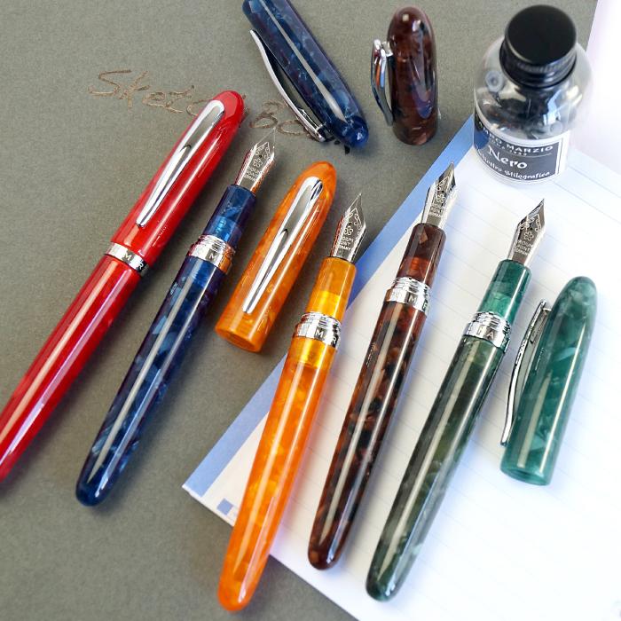 万年筆 CAMPO MARZIO ACROPOLIS 万年筆 インクセット イタリア 直輸入 セルロイド調 高級 ギフト プレゼント |  | 10