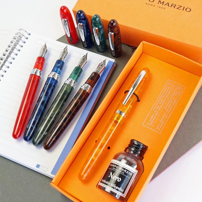 万年筆 CAMPO MARZIO ACROPOLIS 万年筆 インクセット イタリア 直輸入 セルロイド調 高級 ギフト プレゼント |  | 02