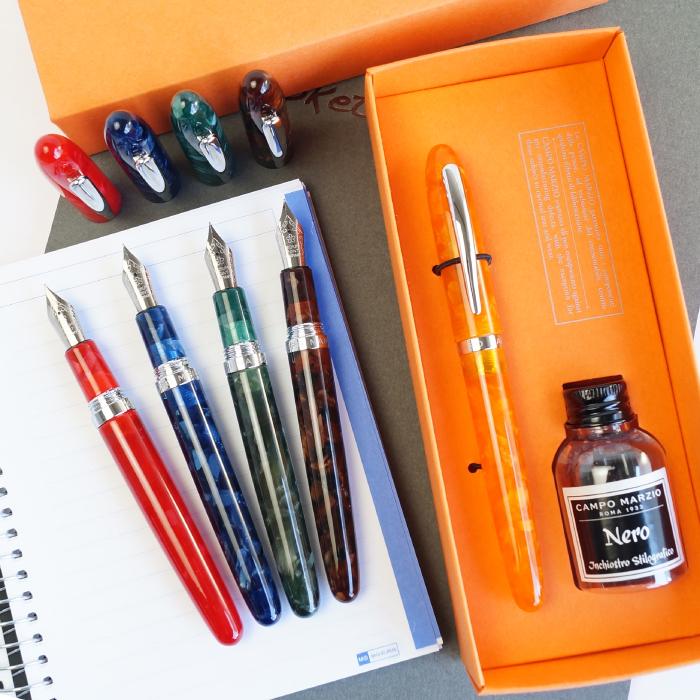 万年筆 CAMPO MARZIO ACROPOLIS 万年筆 インクセット イタリア 直輸入 セルロイド調 高級 ギフト プレゼント |  | 07