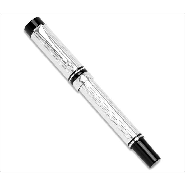 ボールペン 筆記具 万年筆 カンポマルツィオ CAMPO MARZIO MULTILINES A ローラーボールペン シルバー 水性インク | CAMPO MARZIO | 01