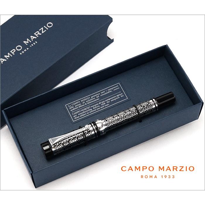 ボールペン ローラーボールペン 筆記具 万年筆 シルバー 水性インク カンポマルツィオ CAMPO MARZIO FITTA A | CAMPO MARZIO