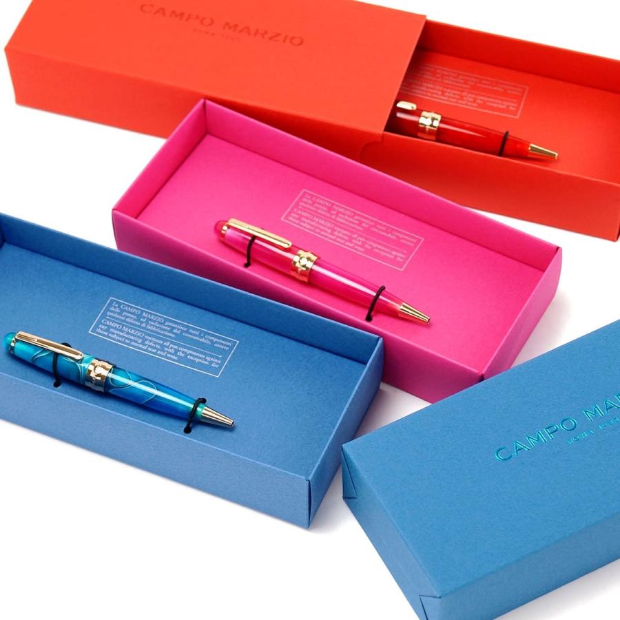 ROMEO ボールペン マーブルデザイン ゴールドとマーブル模様がエレガント。ROMEOの高級ボールペンで新生活