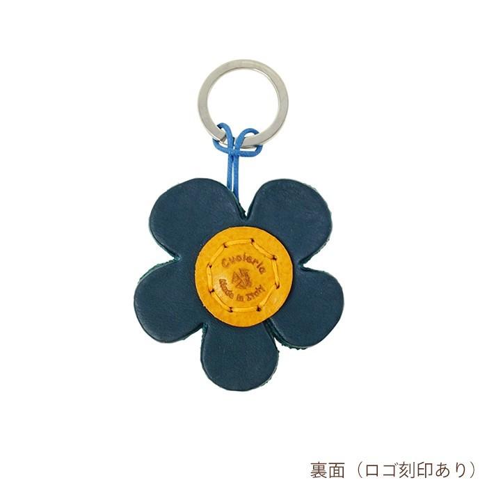 レザーキーホルダー 花 チューリップ イタリア 直輸入 La Cuoieria 本革 flower かわいい ギフト P326 P276 | Tulip | 04