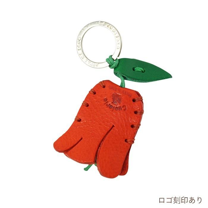 レザーキーホルダー 花 チューリップ イタリア 直輸入 La Cuoieria 本革 Flower かわいい ギフト P326 P276 Cuo Flower Adesso 通販 Yahoo ショッピング