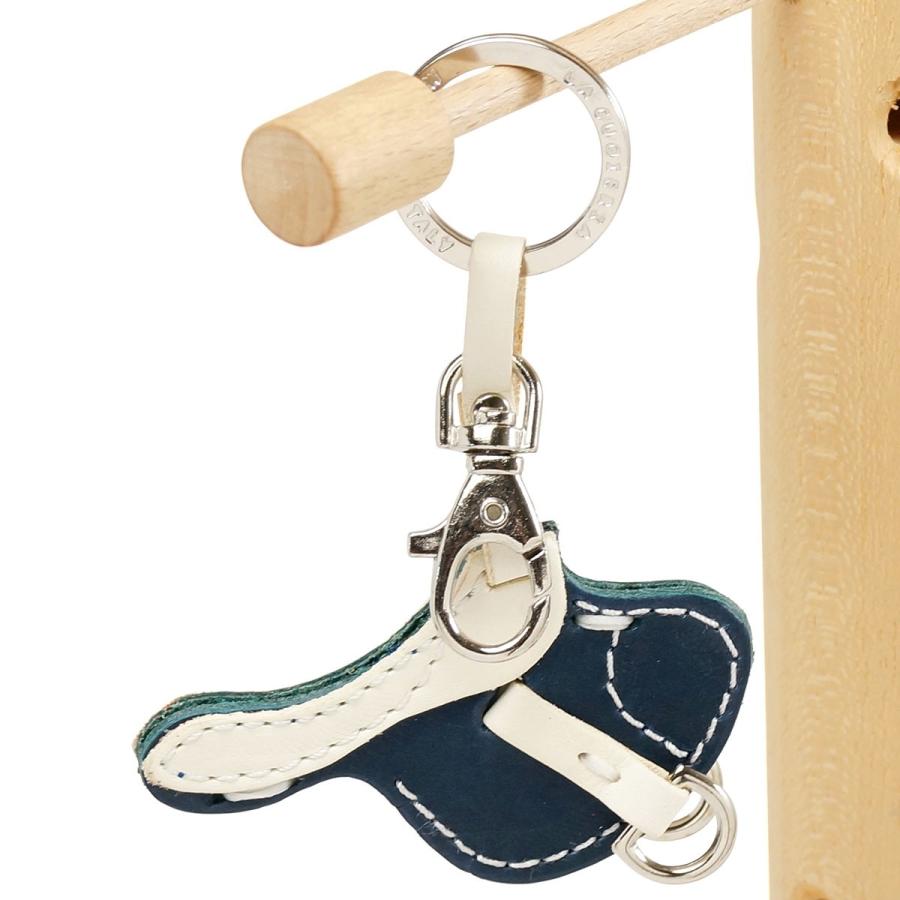 キーホルダー 本革 かわいい おしゃれ ラ クオイエリア La Cuoieria レザーキーホルダー イングリッシュサドル 鞍  乗馬鞄 P205 |  | 02