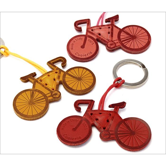 キーホルダー  BICYCLE 自転車 本革 イタリア製 ラ クオイエリア La Cuoieria おしゃれ ギフト | ベスパ | 02