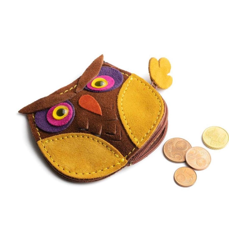 コインケース フクロウ 本革 イタリア製 DALLAITI 小銭入れ ダライッティ PE07 |  | 08
