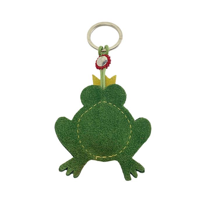 レザーキーホルダー アニマル カエル 本革 イタリア製 DALLAITI キーチャーム キーリング ギフト |  | 02