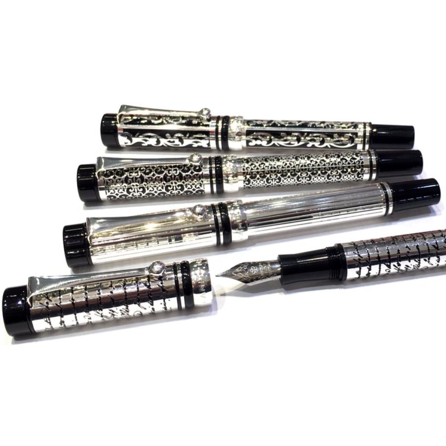 万年筆 カンポマルツィオ CAMPO MARZIO FILIGREE MULTILINES 万年筆 シルバー インク付き | CAMPO MARZIO | 02